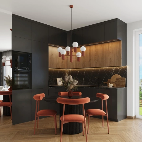 Araña HALO 6 rojo ocre