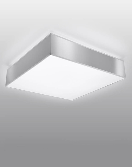 Plafón de techo HORUS 25 GRIS + 1x bombilla LED E27 3000K Cálida 7,5W 620lm