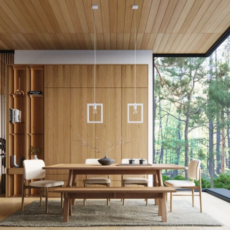 Lámpara colgante ARIES blanca