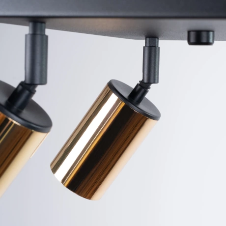 Lámpara de techo WINX 4 negro/oro