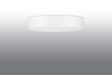 Plafond SKALA 70 blanco + 6x bombilla LED E27 3000K Cálida 7,5W 620lm