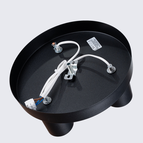 Plafón LAGOS 3P negro