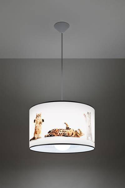 Lámpara colgante KOTY 40 +1x bombilla LED E27 4000K Fría 7,5W 650lm