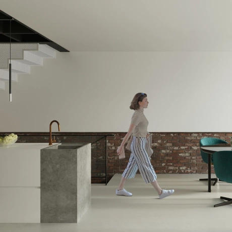 Lámpara colgante MOZAICA 3L negro/cromo