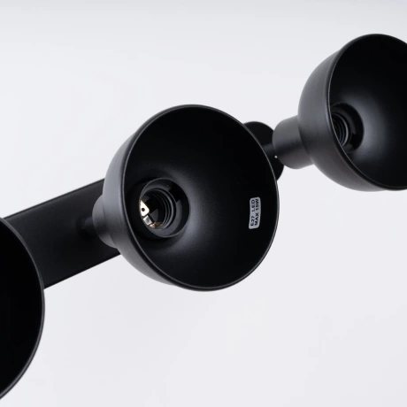 Lámpara de techo ELBA 3 negra