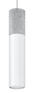 Lámpara colgante BORGIO 1 blanco + 1x bombilla LED GU-10 4000K Fría 7W 630lm