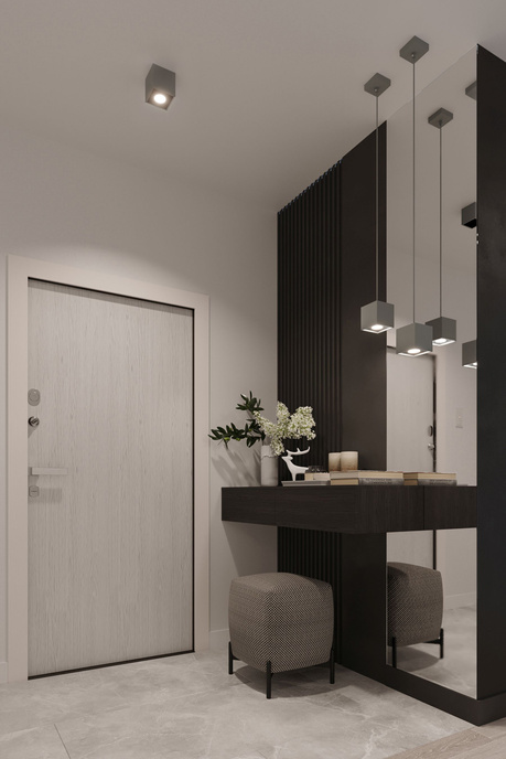 Plafond QUAD 2 gris + 2x bombilla LED GU-10 3000K Cálida 7W 620lm