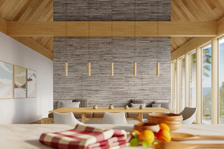 LINO 2 lámpara colgante de madera natural + 2x GU-10 4000K fría 7W 630lm bombilla LED