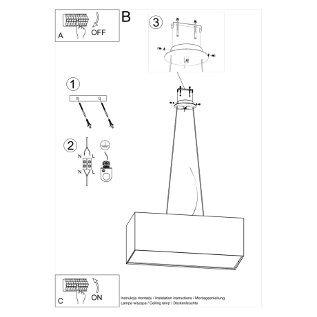 Araña SANTA BIS 80 negra