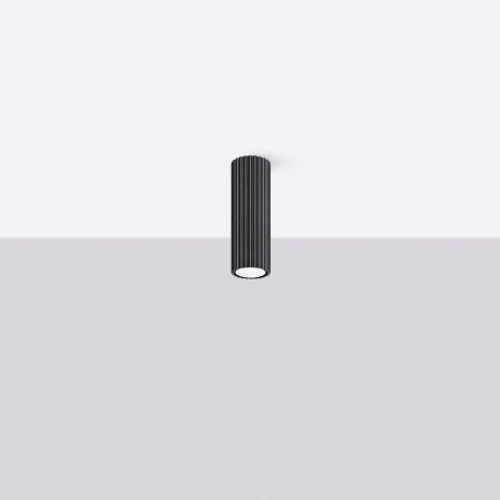 Lámpara de techo KARBON 20 negra