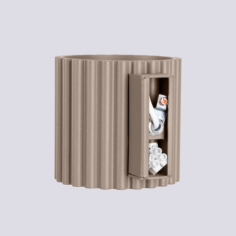 Lámpara de pared AURA taupe G9