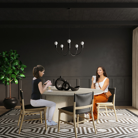 Lámpara de araña PICCOLO 5 + 5x bombilla LED E27 3000K Cálida 7,5W 620lm