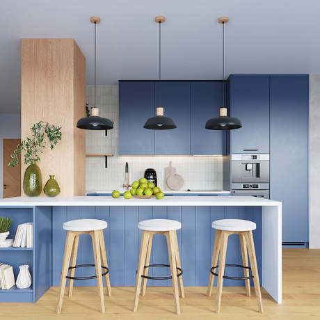 Lámpara colgante FANO negra + 1x bombilla LED E27 3000K Cálida 7,5W 620lm