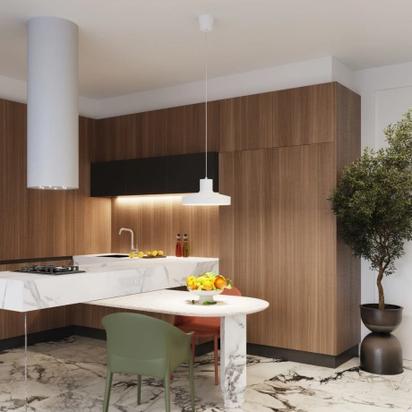 Lámpara colgante BILO biała