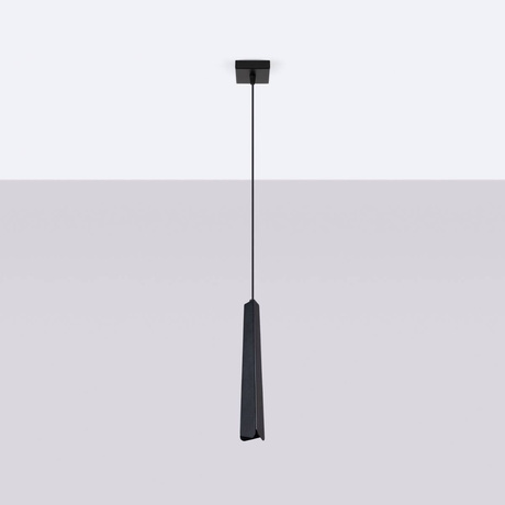 PRYSM Lámpara colgante 1 negro + 1x bombilla LED G9 4000K Frío 4,5W 460lm