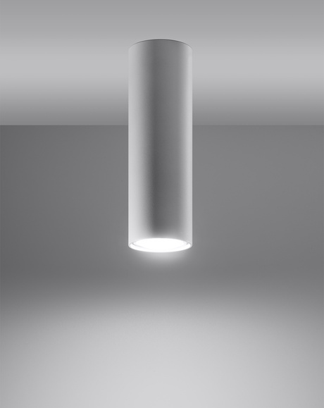 Plafond LAGOS 20 blanco + 1x bombilla LED GU-10 3000K Cálida 7W 620lm