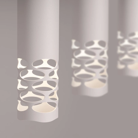 Lámpara colgante LIRO 3L blanca