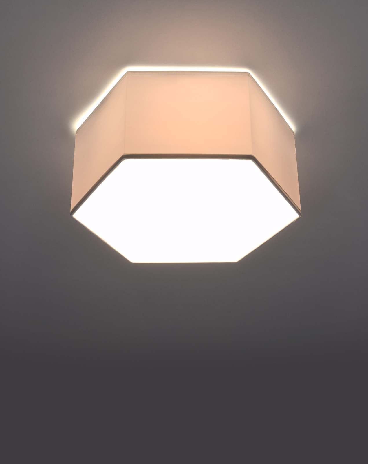 Plafond SUNDE 13 blanco +2x Bombilla LED E27 3000K Cálida 7,5W 620lm