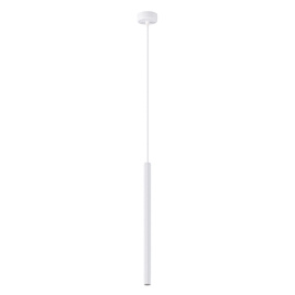 ARCHE Lámpara colgante 1 blanco + 1x bombilla LED G9 3000K Cálido 4,5W 450lm