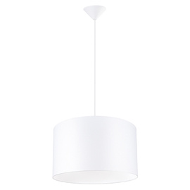 Lámpara colgante NOVA 40 blanca + 1 bombilla LED E27 4000K Frío 7,5W 690lm