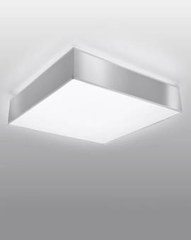 Plafón de techo HORUS 25 GRIS + 1x bombilla LED E27 4000K Fría 7,5W 650lm