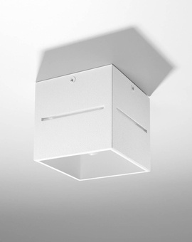 Plafond LOBO blanco + 1x bombilla LED G9 4000K Fría 4,5W 530lm