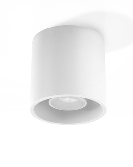 Plafond ORBIS 1 blanco + 1x bombilla LED GU-10 3000K Cálido 7W 620lm