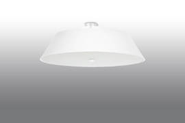 Plafond VEGA 70 blanco + 5x bombilla LED E27 4000K Fría 7,5W 650lm