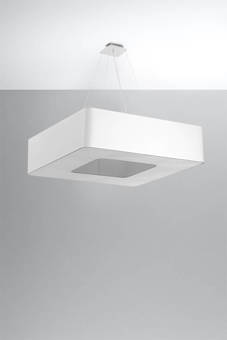 URANO 80 lámpara de araña blanco + 8x bombilla LED E27 3000K Cálido 7.5W 620lm