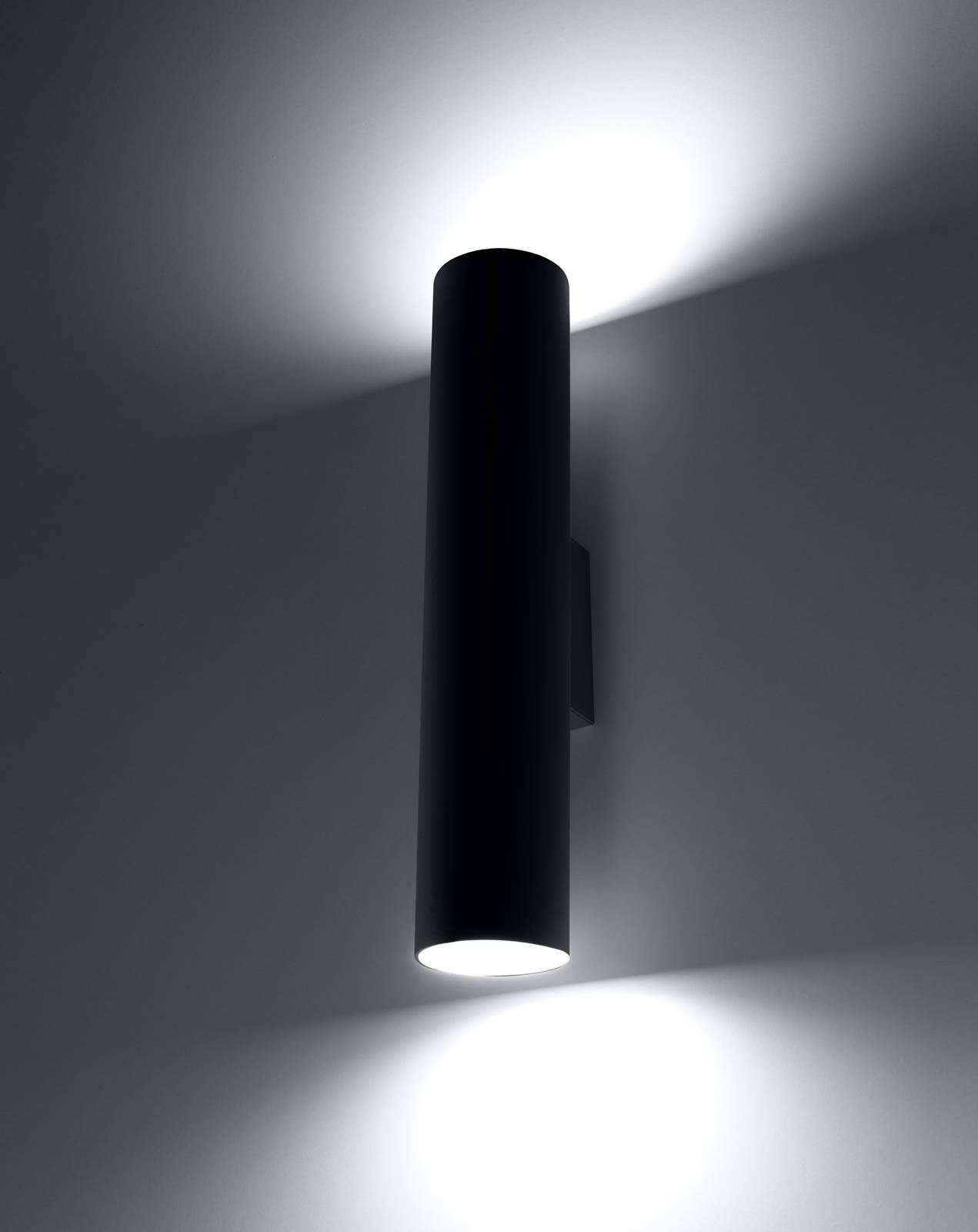 Aplique LAGOS 2 negro + 2x bombilla LED GU-10 3000K Cálido 7W 620lm