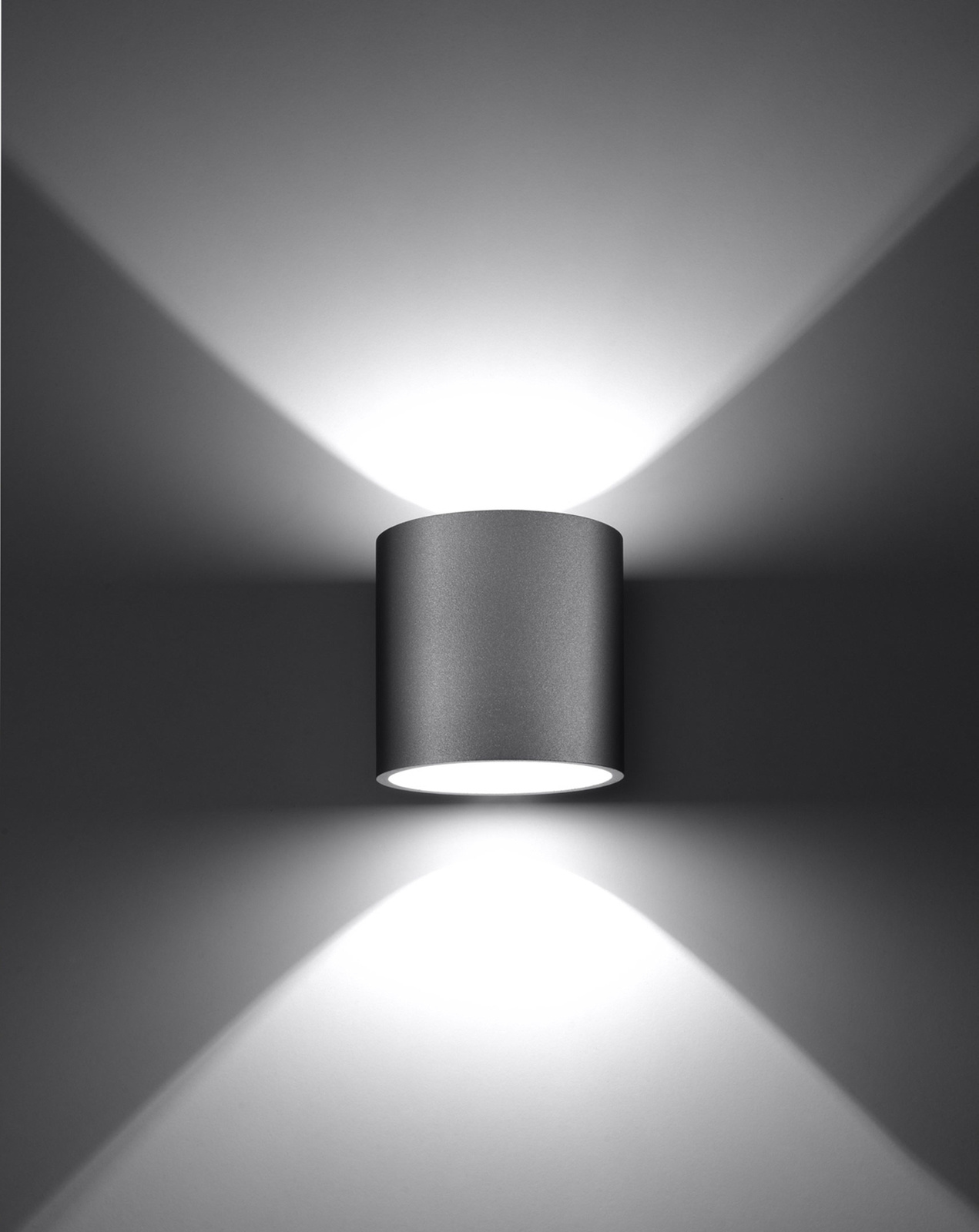 Aplique ORBIS gris + 1x bombilla LED G9 3000K Warm 4.5W 510lm