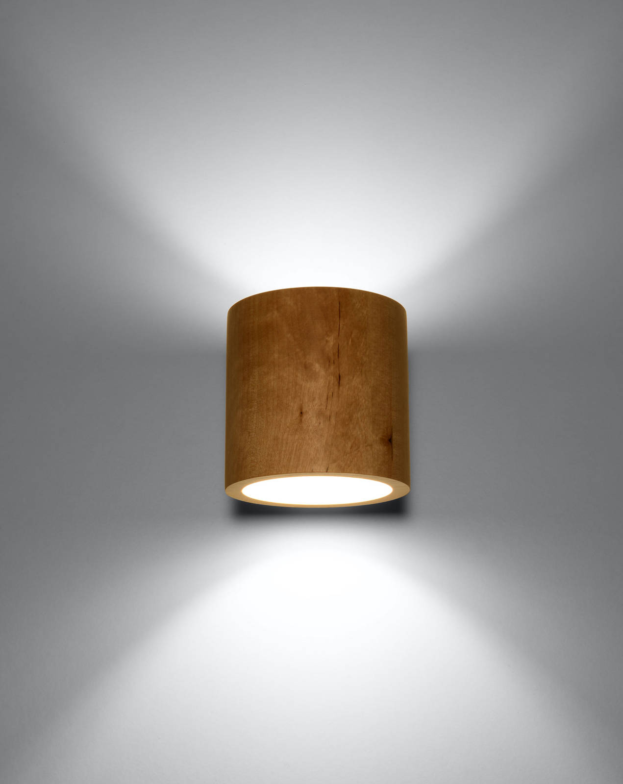 Aplique ORBIS madera natural + 1x bombilla LED G9 4000K Fría 4,5W 530lm