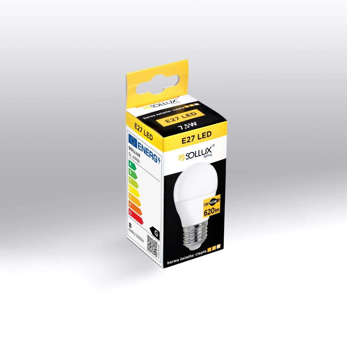 Bombilla LED E27 3000K 7,5W 620lm