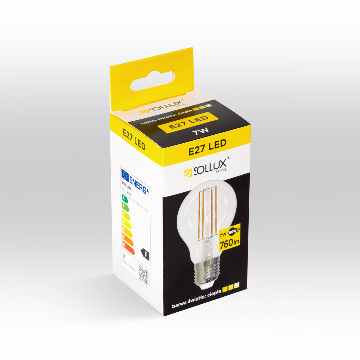 Bombilla LED E27 3000K 7W 760lm