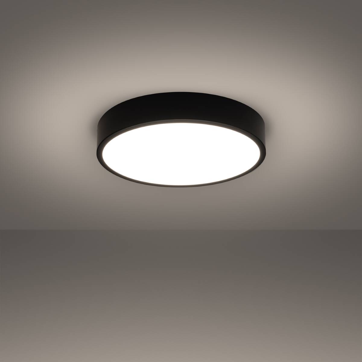 Plafón ONYX 40 negro LED 3000K