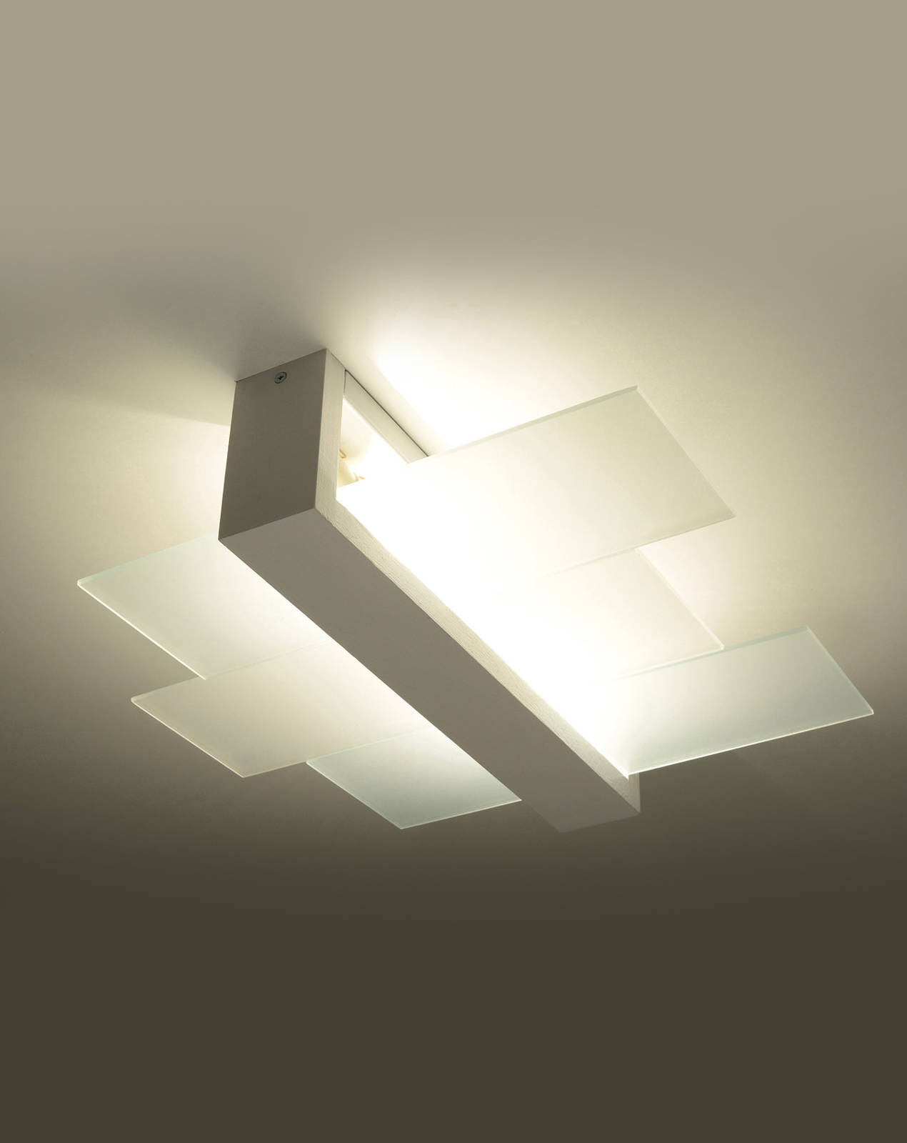 Plafond FENIKS 2 blanco + 2x bombilla LED E27 3000K Cálido 7,5W 620lm