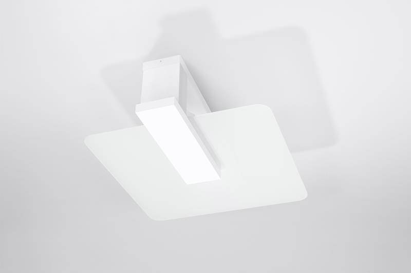 Plafond LAPPO blanco + 2x bombilla LED E27 4000K Fría 7,5W 650lm