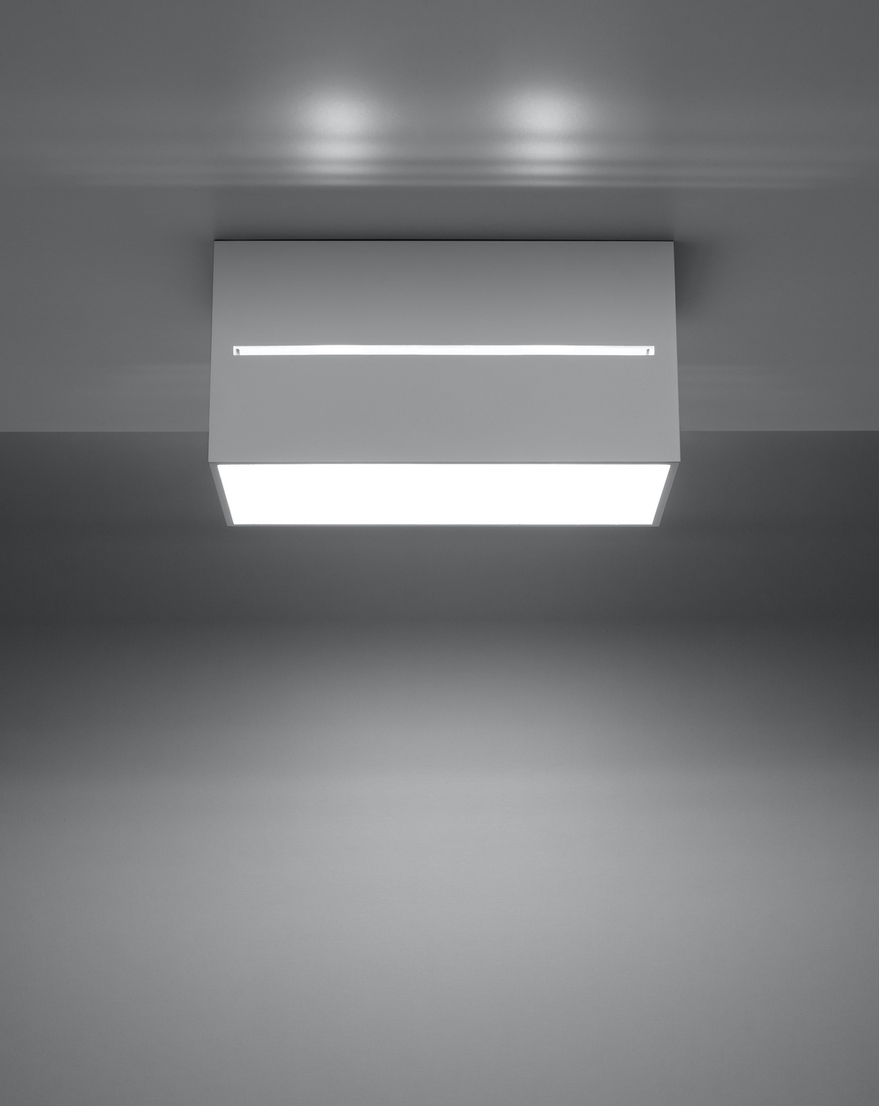 Plafond LOBO MAXI blanco + 2x bombilla LED G9 3000K Cálida 4,5W 510lm