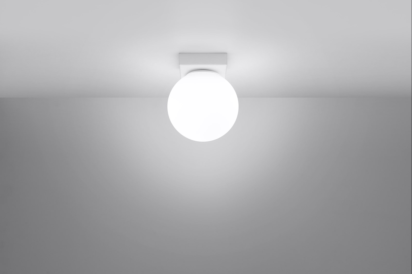 Plafond YOLI 1 blanco + 1x bombilla LED G9 3000K Cálido 4,5W 450lm