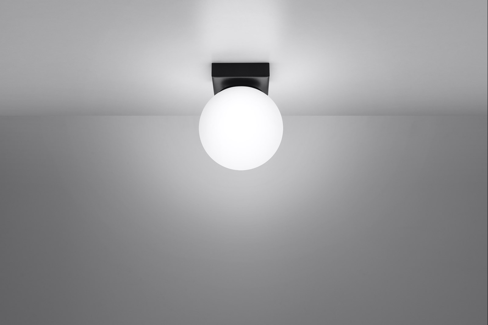 Plafond YOLI 1 negro + 1x bombilla LED G9 3000K Cálido 4,5W 450lm