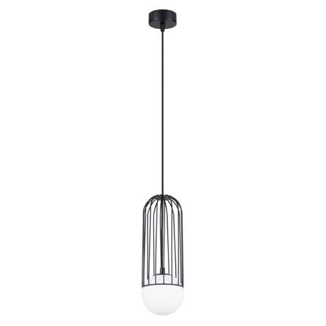 BRINA Lámpara colgante 1 negro + 1x bombilla LED G9 4000K Frío 4,5W 460lm