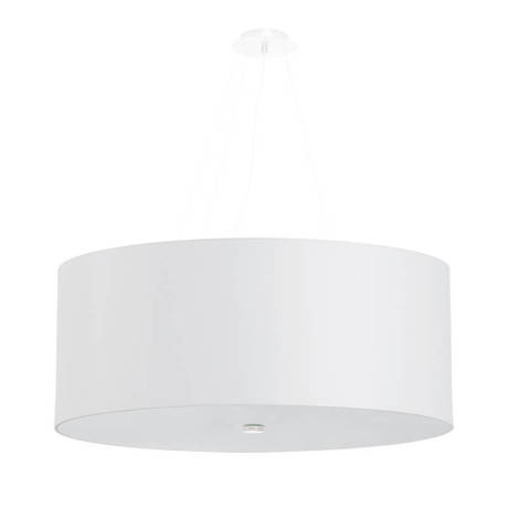 Lámpara OTTO 70 blanca + 6 bombillas LED E27 3000K Cálida 7,5W 620lm