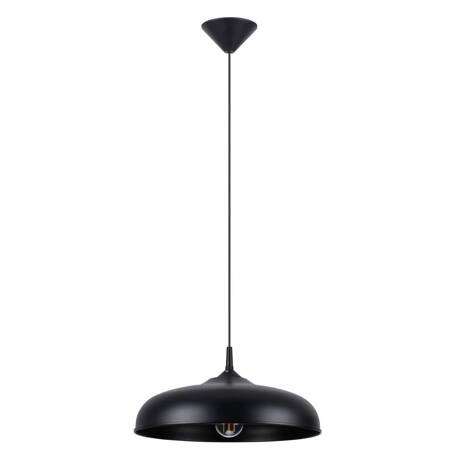 Lámpara colgante GINA negra +1x bombilla LED E27 3000K Cálida 7,5W 620lm