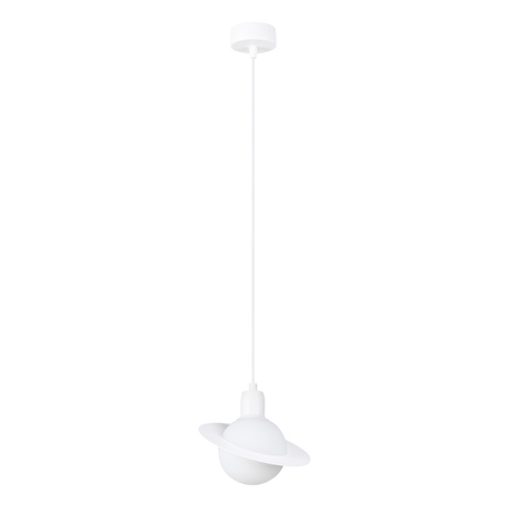 Lámpara colgante HYPERION 1 blanco + 1x bombilla LED G9 3000K Cálida 4,5W 450lm