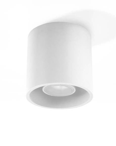 Plafond ORBIS 1 blanco + 1x bombilla LED GU-10 3000K Cálido 7W 620lm