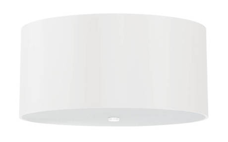 Plafond OTTO 50 blanco + 5x Bombilla LED E27 3000K Cálida 7,5W 620lm