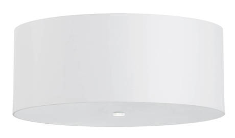 Plafond OTTO 70 blanco + 6x Bombilla LED E27 3000K Cálida 7,5W 620lm