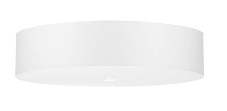 Plafond SKALA 50 blanco + 5x Bombilla LED E27 3000K Cálida 7,5W 620lm