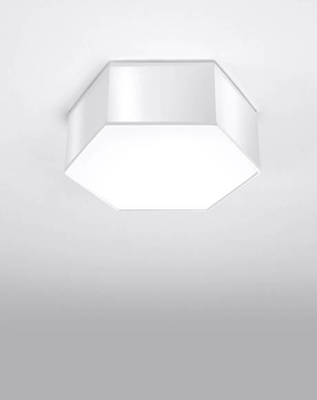 Plafond SUNDE 11 blanco + 2x bombilla LED E27 3000K Cálida 7,5W 620lm