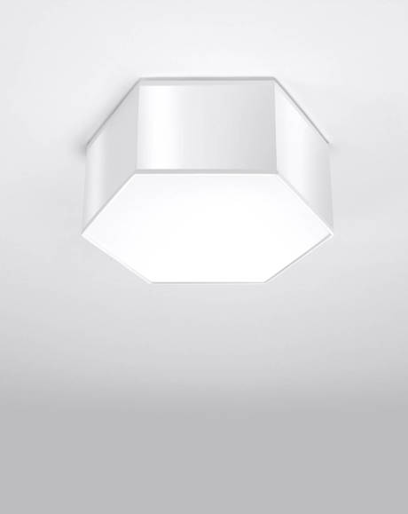 Plafond SUNDE 13 blanco +2x Bombilla LED E27 3000K Cálida 7,5W 620lm